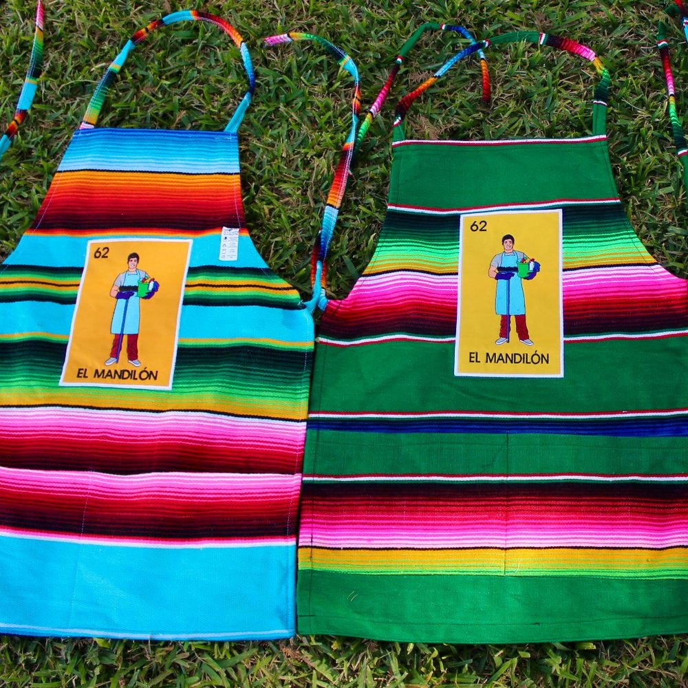 Mexican Sarape El Mandilon 1 Apron Mandilon mandil